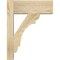 Ekena Millwork Olympic Block Rough Sawn Outlooker, Douglas Fir, 6"W x 14"D x 18"H OUT06X14X18OLY05RDF - alternate 2